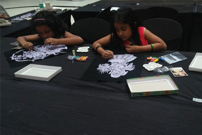 Dasara special VR Kids' Kanvas - Embossed painting d&eacutecor workshop on 18th Oct '18